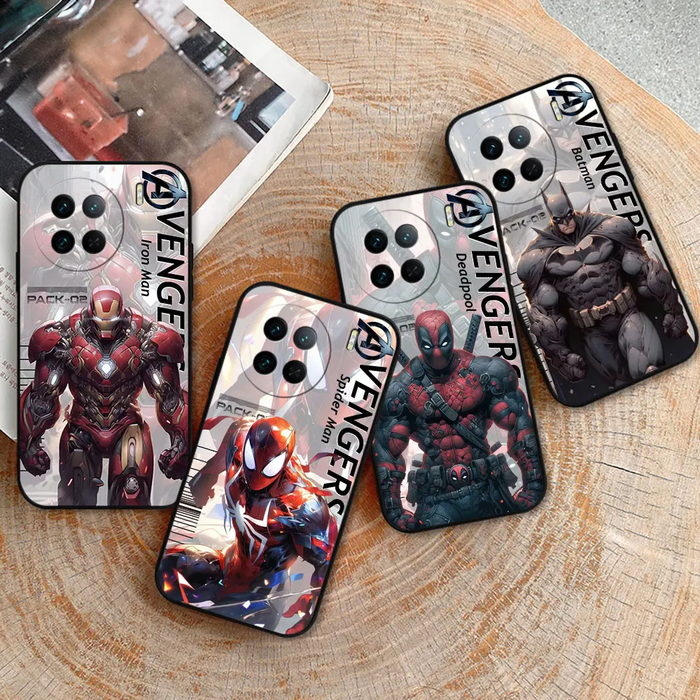 Marvel The Avengers Heros Cartoon Case For VIVO X90 X80 X70 X60 X50 PRO X27 X23 X21 X21I X20 Y50 Y35 Y36 Y25 Y22S Y21 Y20 Cover