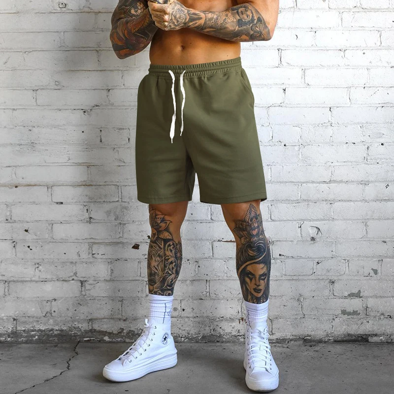 

Шорты мужские повседневные, уличные спортивные, свободные дышащие, пляжные, большие размеры, летние