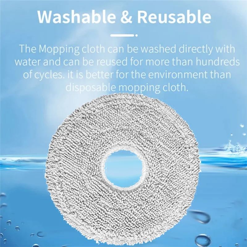 【Berserk】 trapo de limpieza de 10 Uds para Robot aspirador Dreame L40 Ultra / X40 Ultra completo / MOVA P10 Pro Ultra / MOVA P50 Pro Ultra