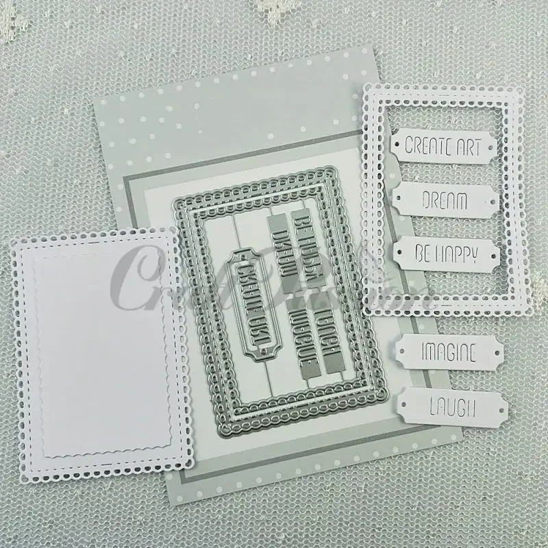 Piggy Craft metal cutting dies cut die mold Flower leaf photo frame Scrapbook paper craft mold blade punch stencils dies