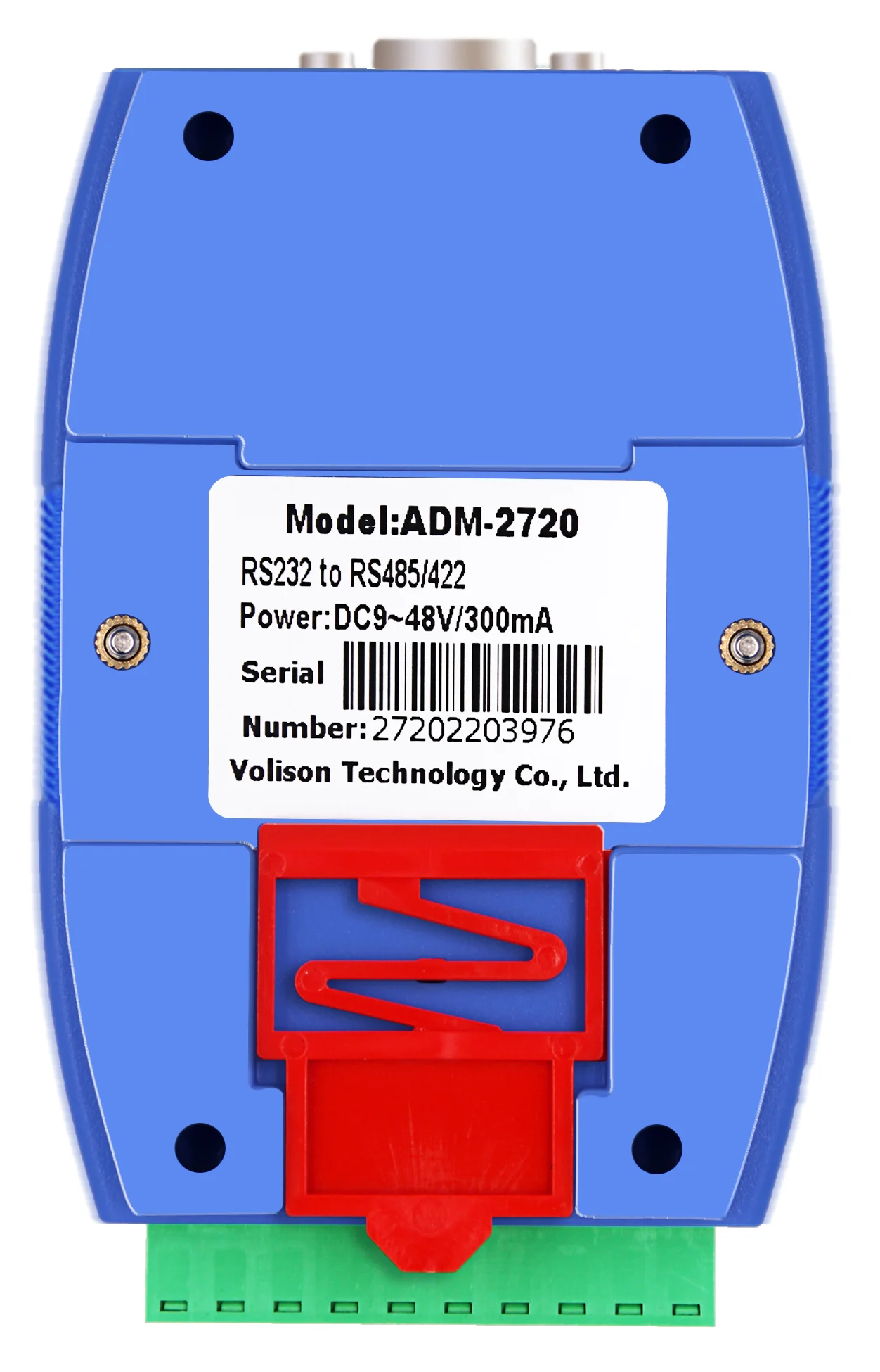 Conversor ativo isolado do ADM-2720, RS232 a RS485, RS422, 232 a 485, categoria industrial, trilho da proteção do relâmpago