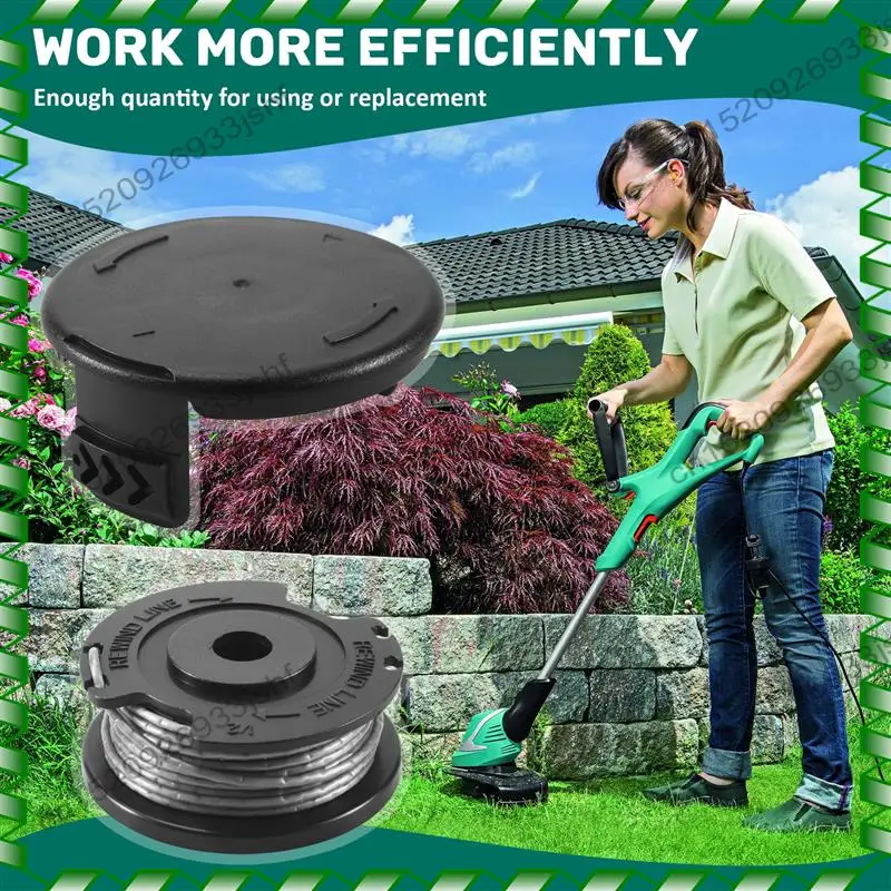 -BOFF 3 عبوات من أداة تشذيب السلاسل F016800569 خط التخزين المؤقت مع غطاء بكرة F016F04557 لسهولة قطع العشب ART 23SL 26SL