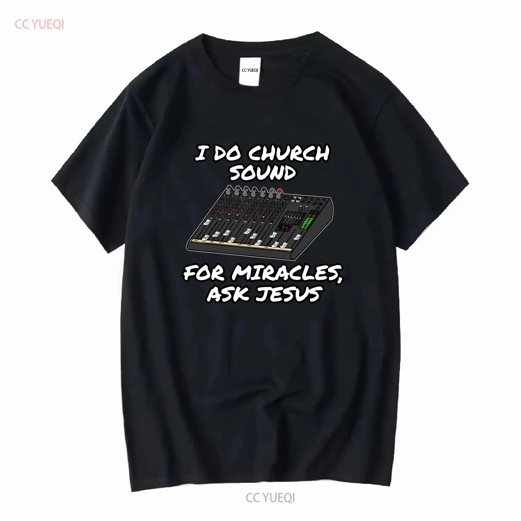 Nouveau T-shirt vintage édition limitée I Do Church Sound For Miracles Ask Jss classique, manches longues ou courtes, vintage, délavé, homme, doux