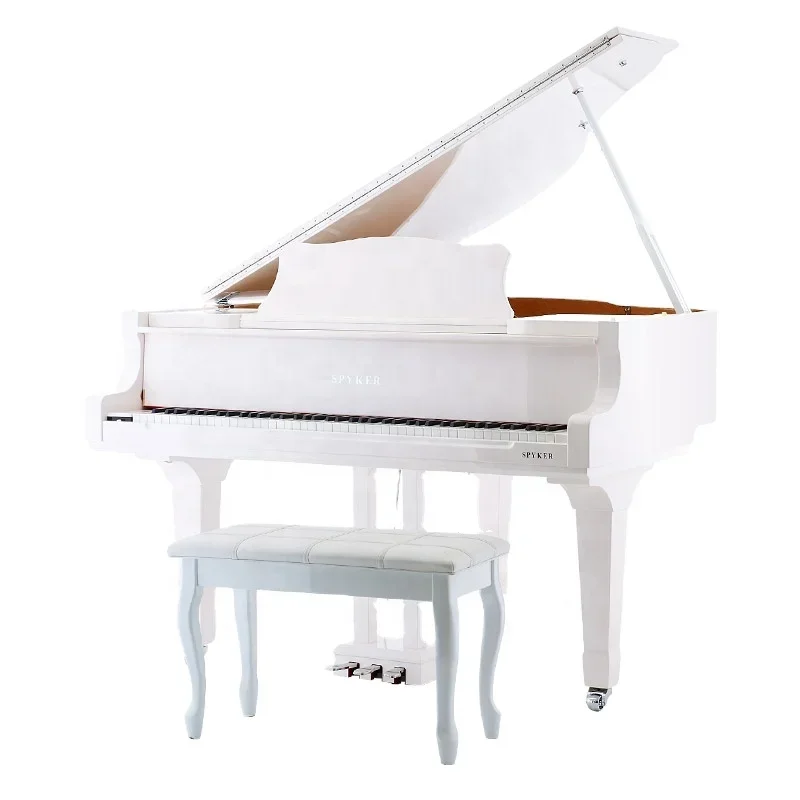 Self-playing Piano HD-W152 White Baby Grand Piano Digital High Polished