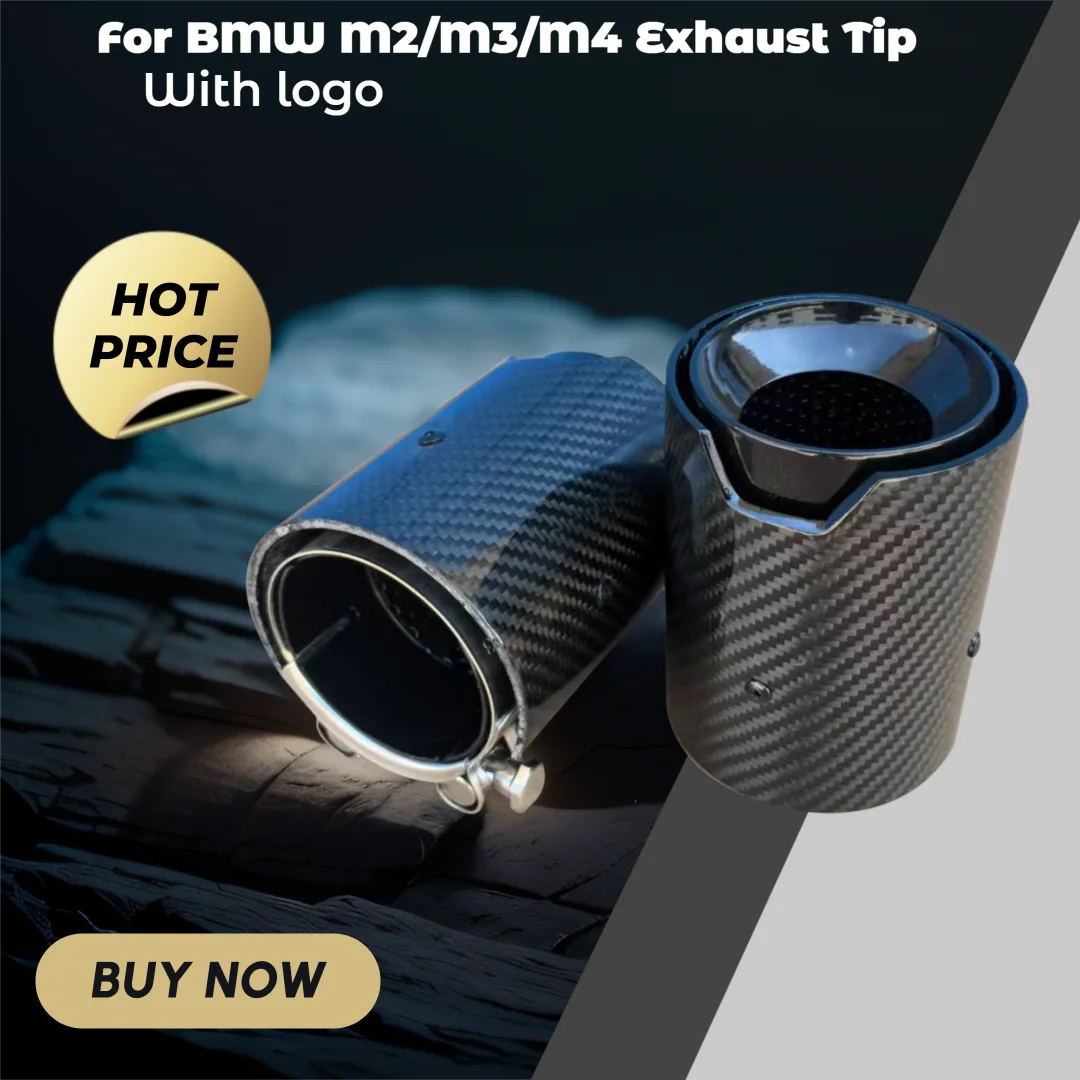 Para BMW M2/M3/M4 punta de escape especial F80/F82/F83/F84/F87 silenciador boquilla de escape abrazadera oculta