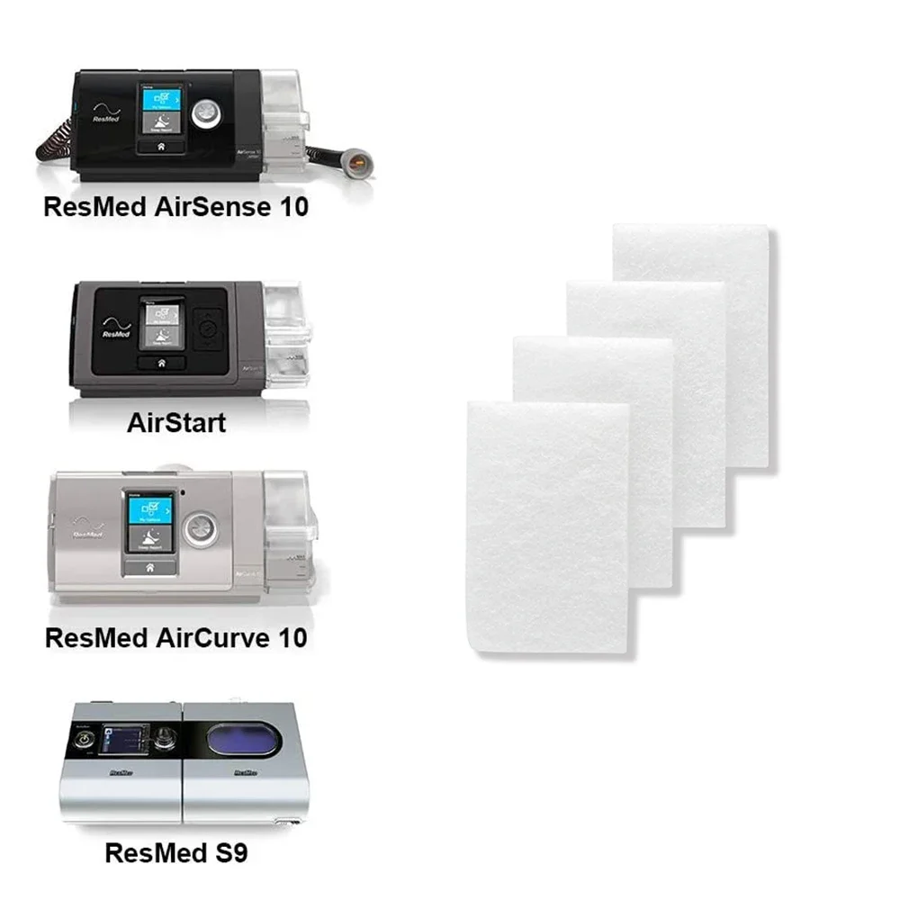 90/150/240 PCS Disposable Filters Compatible with ResMed Airsense 10 Aircurve 10 S9 Series CPAP-Machines