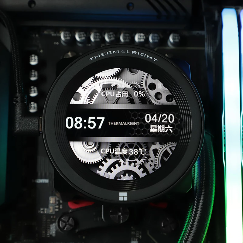 Voor CORE VISION CV360 Geïntegreerde Watergekoelde Radiator Koper Plastic Horizon Core Heatsink ARGB FAN Computerbehuizingen