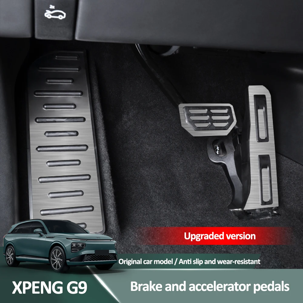 

Anti Slip Brake Accelerator Foot Pedal For 2024 Xpeng G9 Rest Pedal No Drilling Interior Anti Slip Modification Accessories
