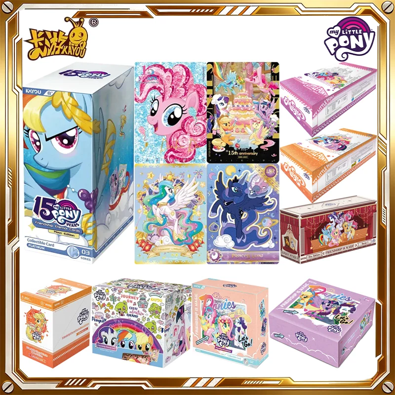 

Карточки KAYOU My Little Pony, английская версия, заграничные поставки, загадочная коробка, аниме-карточная игра, подарки на день рождения и праздники для детей