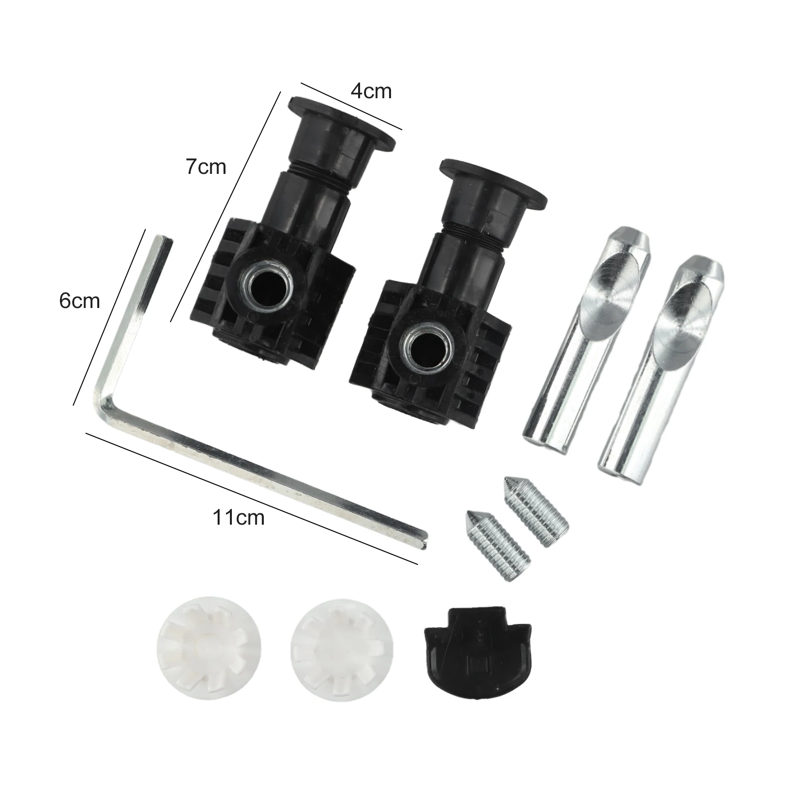 Fixing Hardware Set for Wall Hung Toilets Including Outer Housing and Internal Bolt for Consistent Mounting Performance