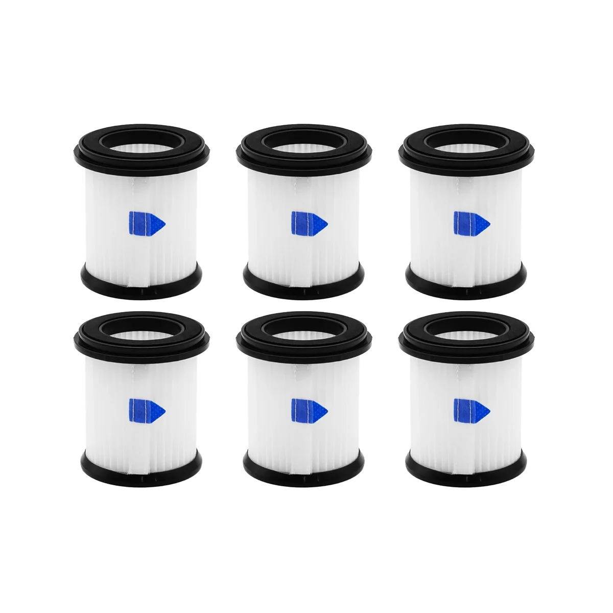 

A07G-6Pcs HEPA-фильтр с заменой сетчатого фильтра для запасных частей для беспроводного пылесоса N5S S6T S6P Pro