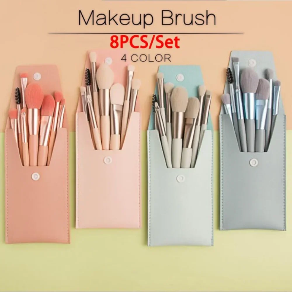 Delysia Kin 8pcs High Quality Mini Makeup Brushes Suit