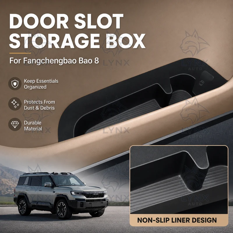 For Fangchengbao Bao 8 Door Slot Storage Box Car Organizer Center Console Tray Auto Accessories Modification Parts