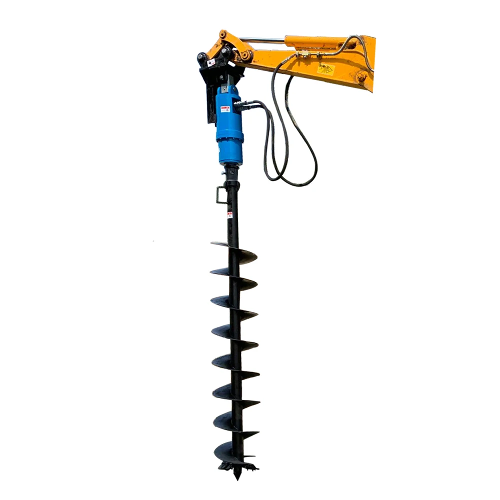 YYHC-Construction Machinery Attachments New Telescopic Earth Auger Hole Digging Spiral Drill Machine