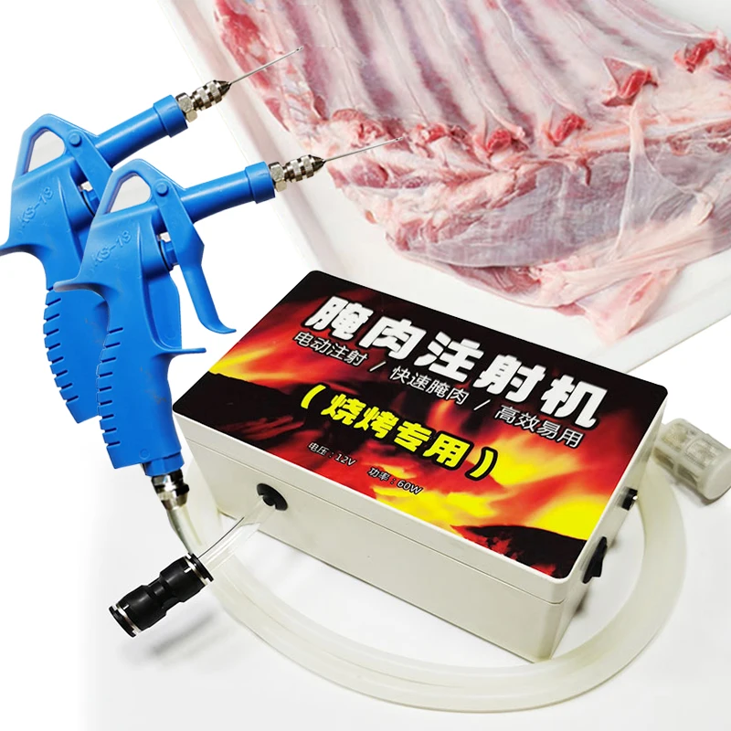 

Электрический насос для инъекций соли, инжектор для маринования мяса, соленой инжектор, шприц для приправ, маринада, мясной комбайн 100-240 В