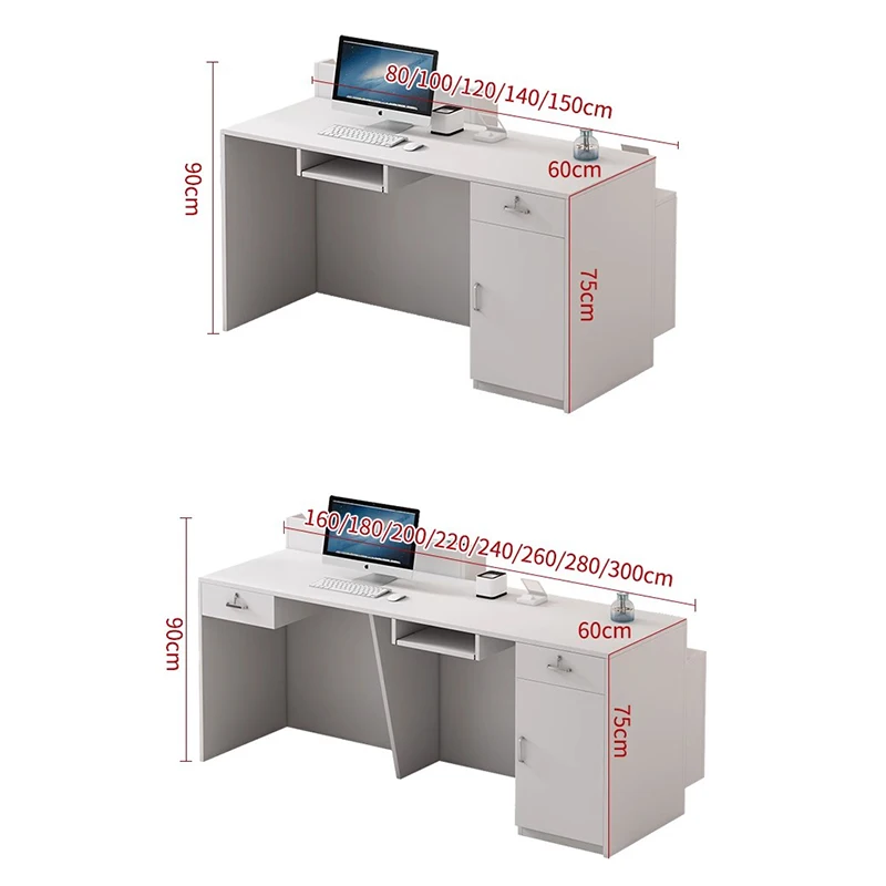 สํานักงานเคาน์เตอร์บาร์เคาน์เตอร์แคชเชียร์โมเดิร์นแผนกต้อนรับร้านเสริมสวย Escritorio De Recepcion เฟอร์นิเจอร์เชิงพาณิชย์