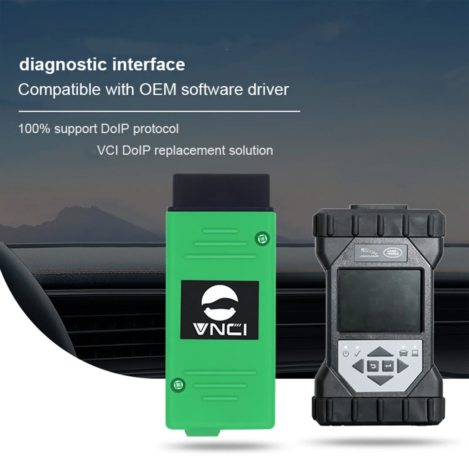 New 2024 VNCI JLR DOIP Diagnostic Scanner for Jaguar Land Rover Supports SDD Pathfinder Offline Software