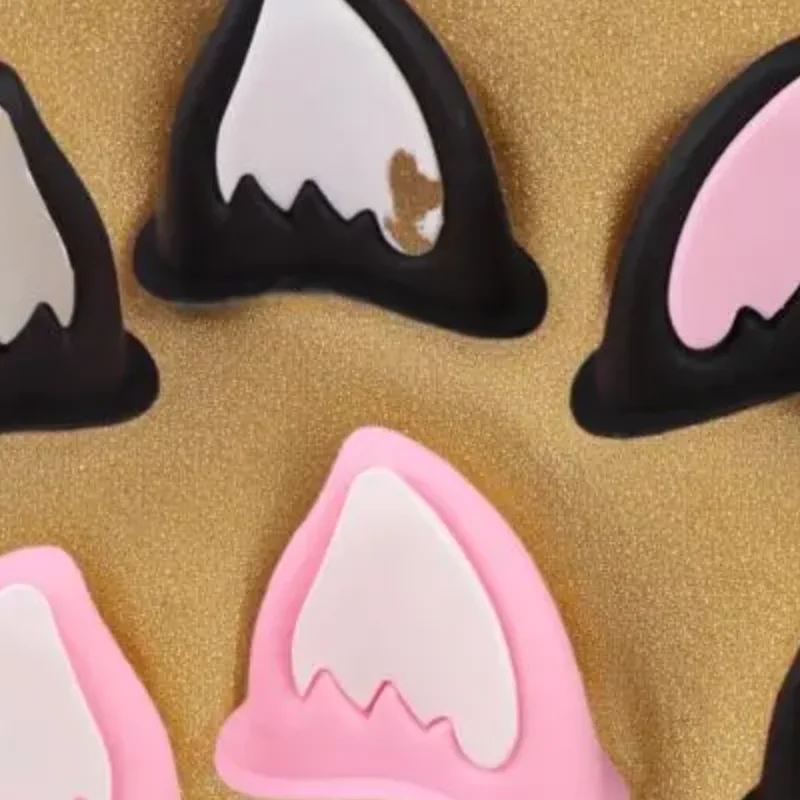 

Motorcycle Helmet Cat Ear Decorations Helmet Ear Accessory For Scooter Bicycle Adhesive Motorbike For Skateboarding For Cycling