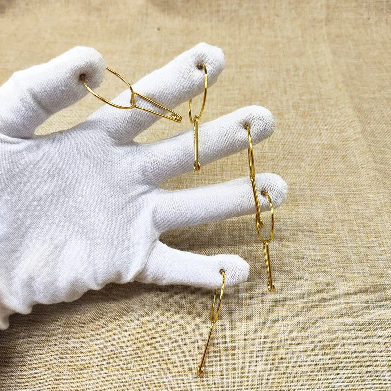 الوخز بالإبر نقطة الضغط مدلك المحمولة قوية المغناطيسي الأذن ميريديان مدلك العلاج بالابر كليب الذهب الأذن جهاز تدليك #4