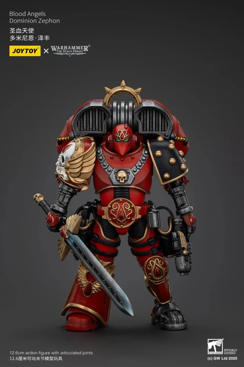

Фигурка JOYTOY 40K 1/18 Blood Angels Dominion Zephon, коллекционная аниме-фигурка [В НАЛИЧИИ] Серия аниме