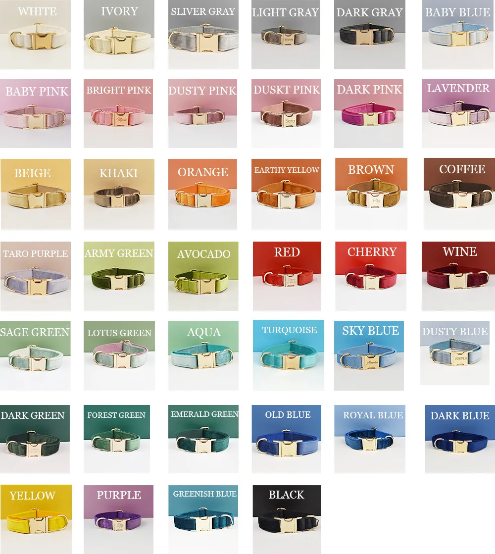 Personalized Dog Harness Collar Name Customized Velvet Collar Bow Leash for Small Medium Large Dogs Poop Bag Dispenser Pouch