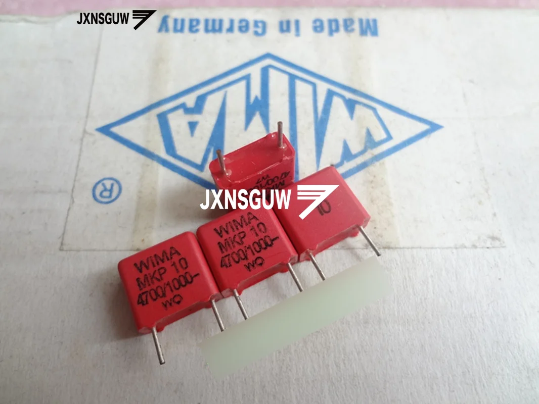 

10PCS WIMA MKP10 0.0047UF/1000V P7.5MM Film capacitor 472/1000V Electrolytic Capacitor 0.0047UF 1KV 4N7 4700P 472 Red