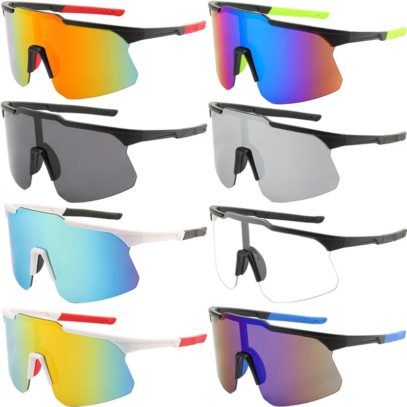 1/2/8 stücke Polarisierte Radfahren Sonnenbrillen Outdoor Sport Radfahren Reiten Laufen Skifahren Goggle Winddicht Angeln Brillen für Männer frauen