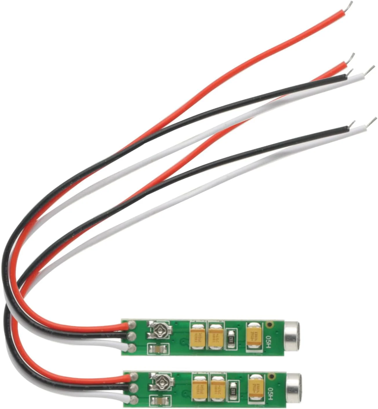 Immagine 4: Modulo microfonico speciale con volume di uscita regolabile, 2 pezzi, modulo adattatore audio per microfono HiFi DC 6-12V per telecamera CCTV