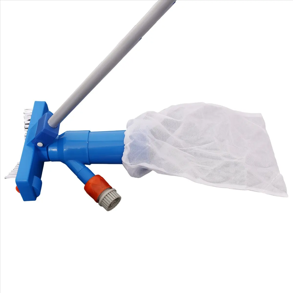 Athletics Portable Pool Vacuum Jet Underwater Cleaner Set with Brush & Pole, Attach to Garden Hose