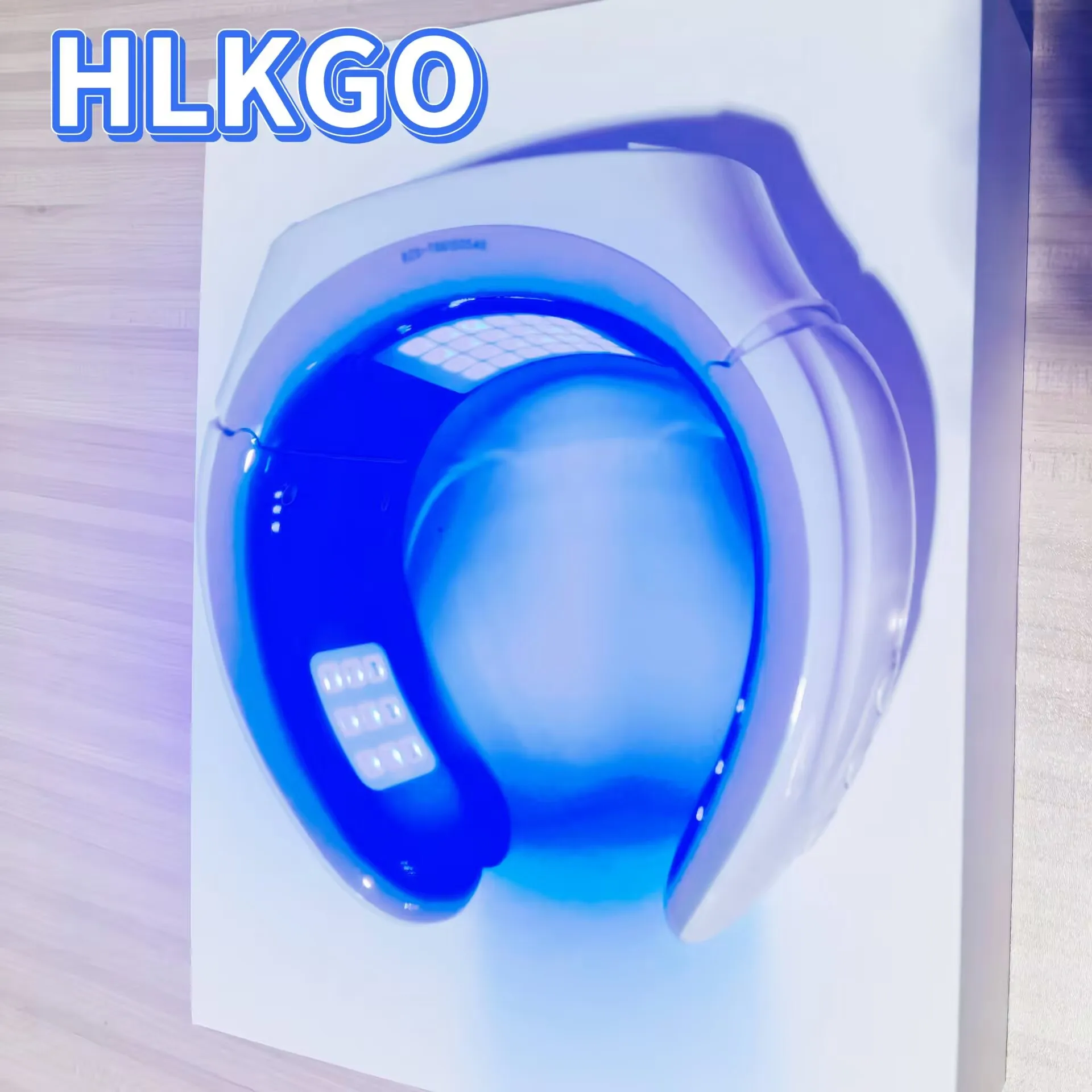 

Cervical Spine Pain Relief Massager Red Blue LED Light Therapy Wireless Heat Pad Shoulder