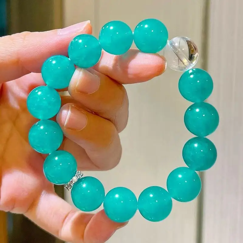 12mm Maldives Blue River Quartzite Bracelet