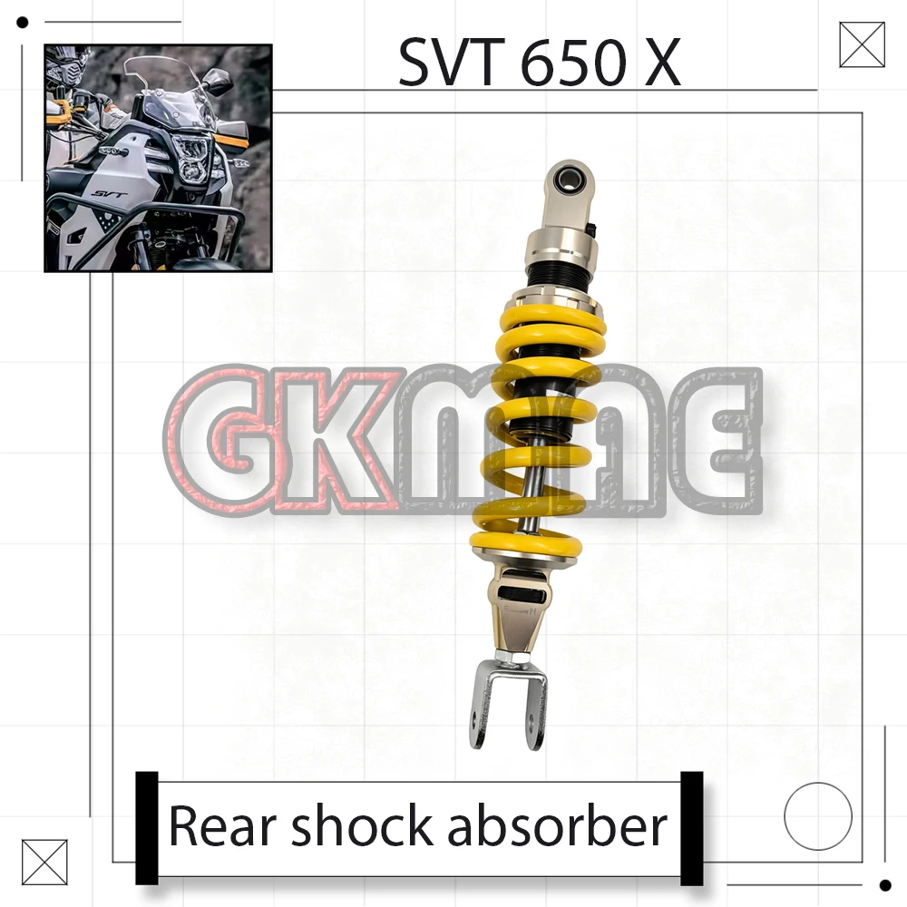 Fit For QJMOTOR SVT 650 X SVT650X Motorcycle Modified Rear Shock Absorber Center Suspension Dual Adjustable Damping Rear Shock
