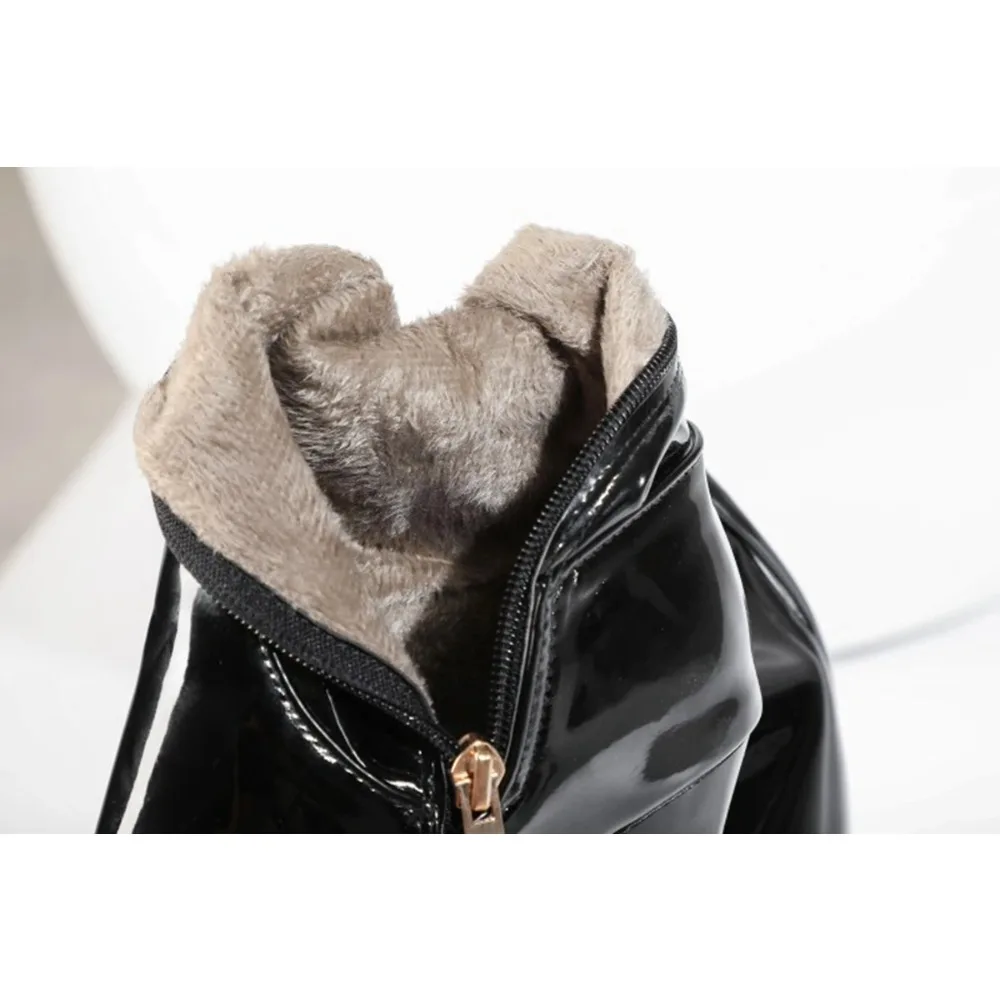 Plus Size Slim Over-the-Knee Boots High Heels Platform Winter Plush Sexy Thigh High Shoes for Women 2020 T707-7