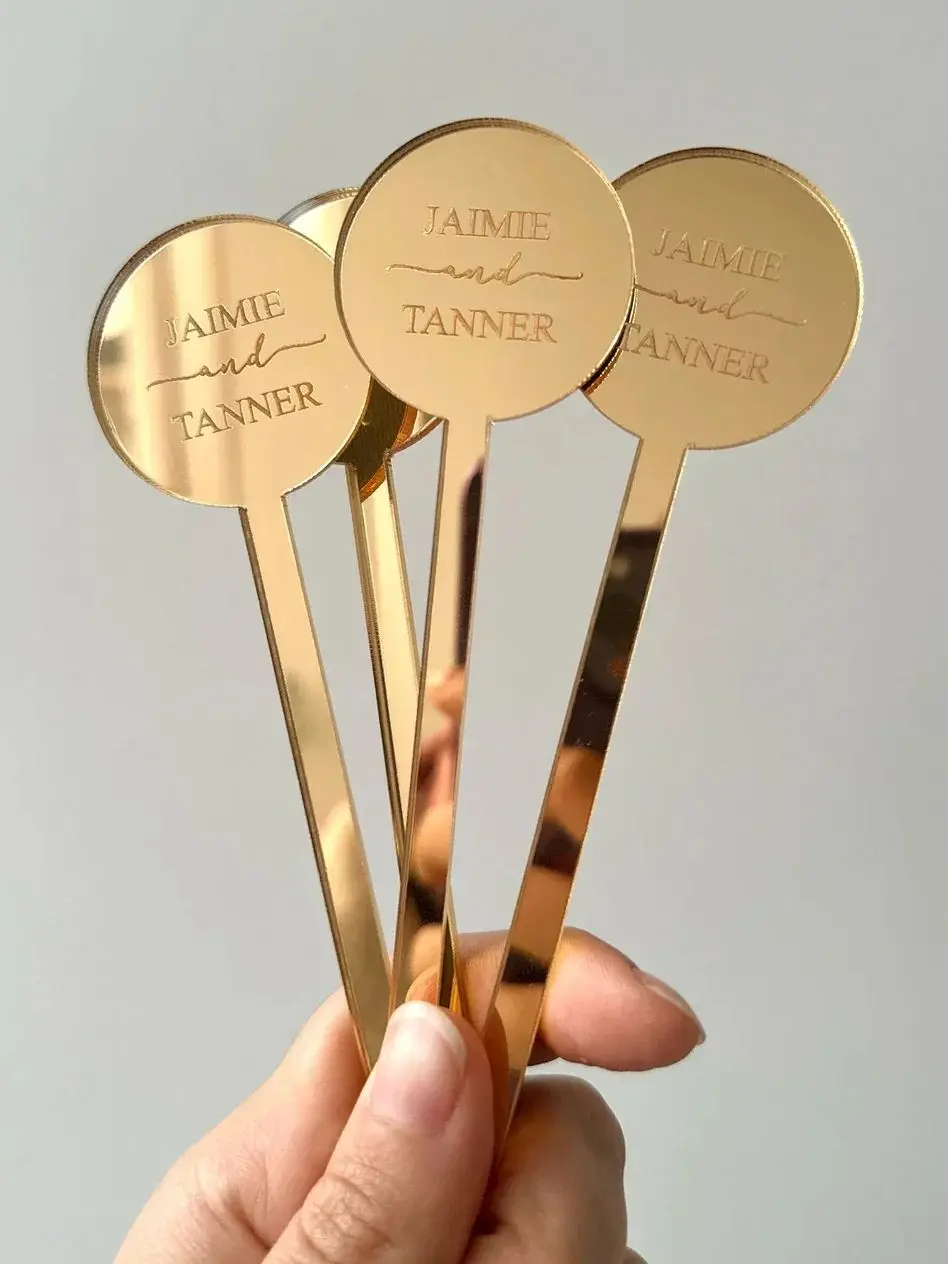 

Custom Cocktail stirrers Personalised Drink Stirrers Wedding Decorations Baby Shower Swizzle Decoration Party Decor