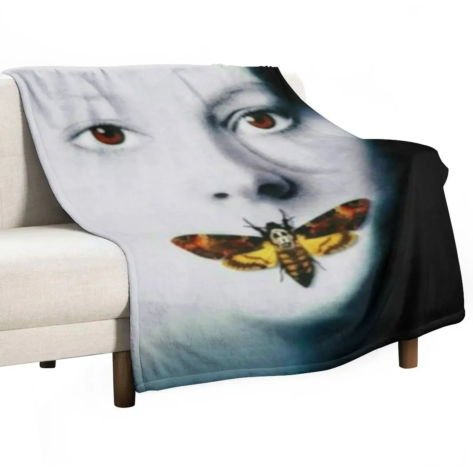 

Clarise silence of the lambs Throw Blanket Single Nap Camping Blankets