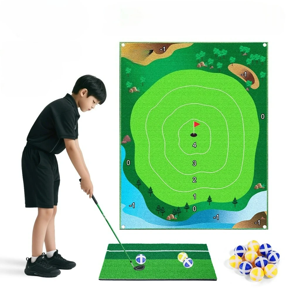 

Golf Chipping Dart Target Practice Sticking Ball Mat Golf Game Sports Can Be Laid Flat or Hung DJD040