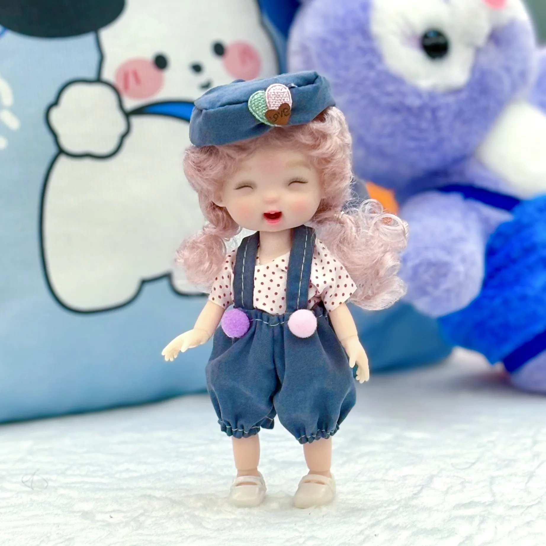 New 16cm Doll Full Set 1/8 Bjd Princess Doll with Clothes Suit Dress Up Toys for Girls