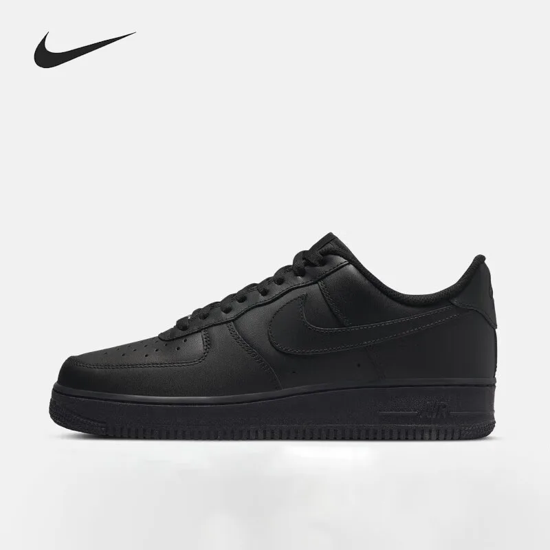 حذاء Nike Air Force 1 للرجال خفيف الوزن وجيد التهوية للشتاء CW2288-001 حذاء أسود واريور ريترو مقاوم للاهتراء منخفض الارتفاع #1