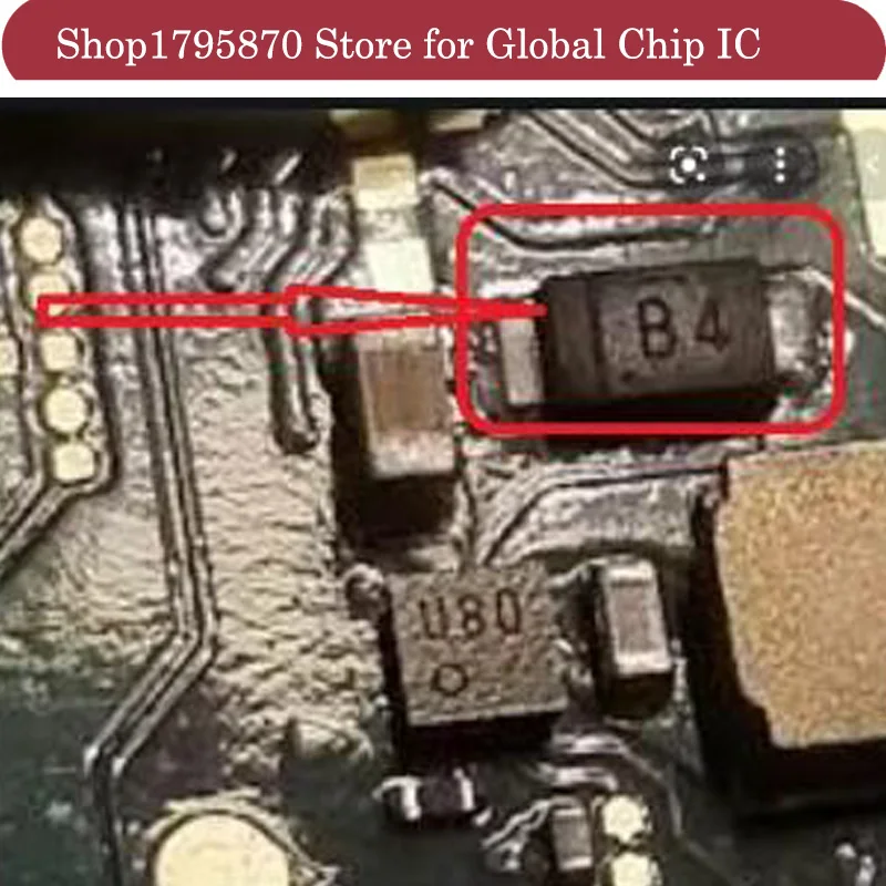 10PCS-100PCS For N-intendo switch Lite NS Backlight Diode B4 on Motherboard Small Repairing Part