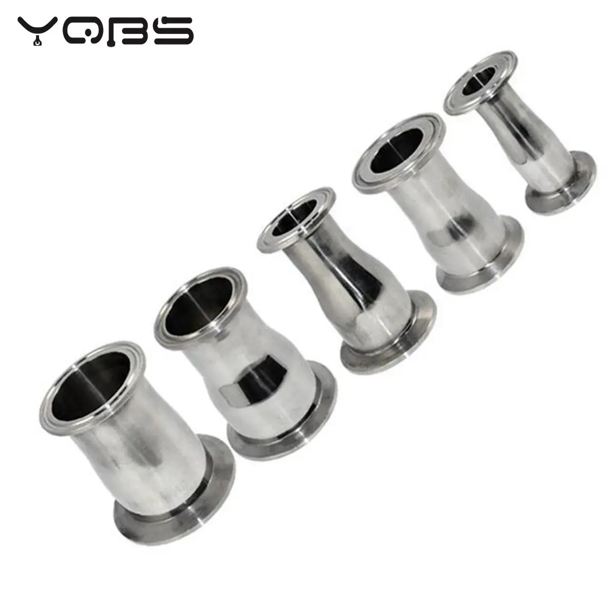 YQBS Armatura sanitarna Tri Clamp Ferrule Reducer Złącze rury ze stali nierdzewnej 304