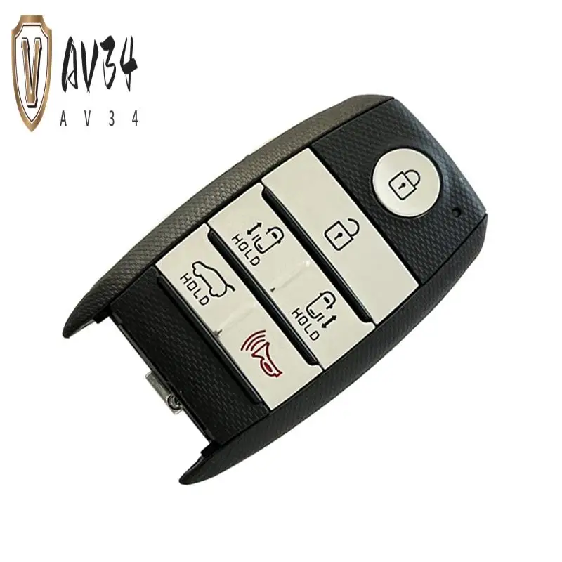

AV34-High Quality Car Smart Card 6-Button Smart Key 95440-A9300 SY5YPFGE06 433MHZ 47 Chip For Kia Carnival