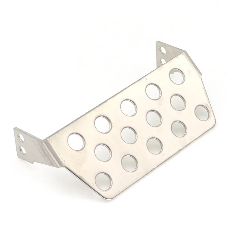 TRX4 Stainless Steel Chassis Armor Axle Protector Skid Plate for 1/10 RC Crawler for TRX-4 Defender Option Upgrade Parts