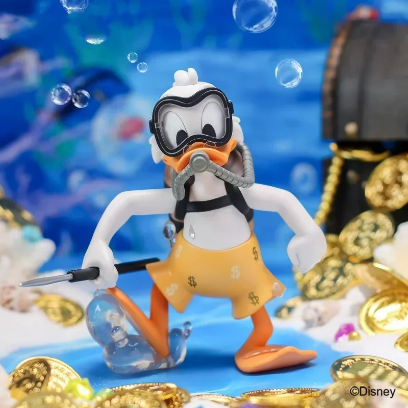 Disney Magic  Movable Series Diving Duck Shigao Zhichao Play Gifts Cute Toys Decoration Birthday And Valentines Day Gifts