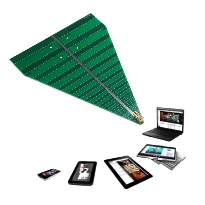 740-6000 MHz 50W 6-7dB UWB Nhật ký siêu băng rộng Ăng-ten truyền định kỳ