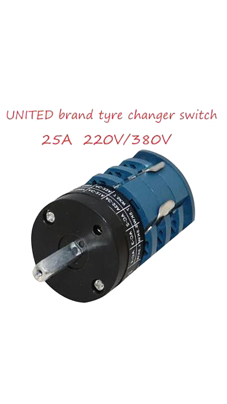 25A 220/380V Forward Reverse Switch for Car Tyre Changer Machine Tire Machine Replacement Part Turn Table Pedal Motor Switch