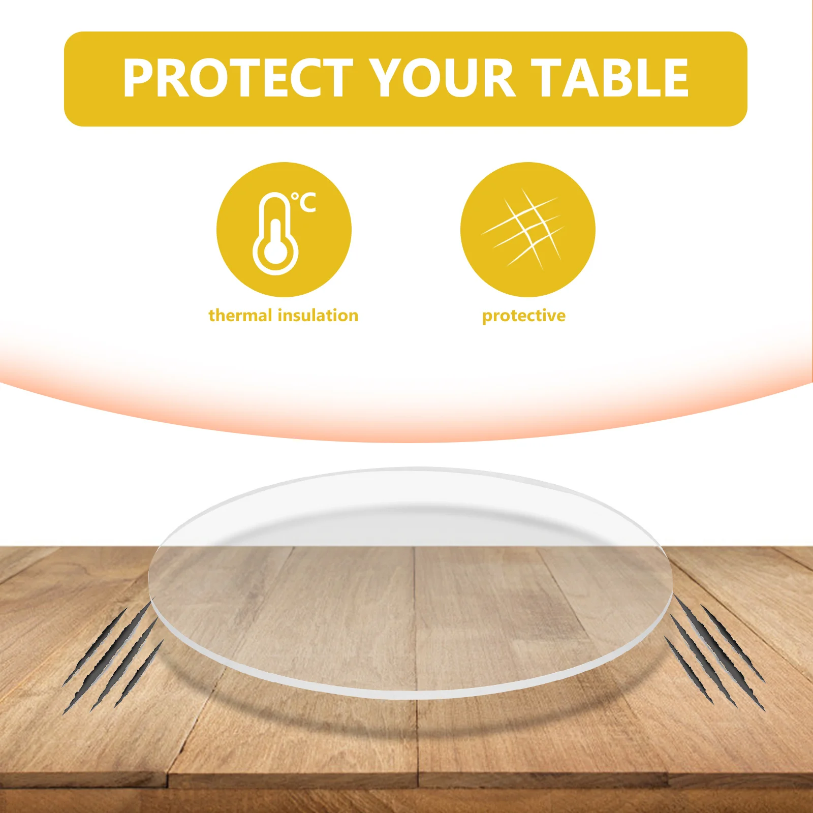 

10pcs Round Disc Craft Material Transparent Acrylic Sheets For Diy Projects Clear Plastic Gasket Supplies Modeling Tools Art