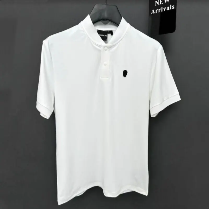 2026 Summer New Fashion Golf Shirt Men's Short Sleeved T-shirt Outdoor Sports Quick Drying Golf Top