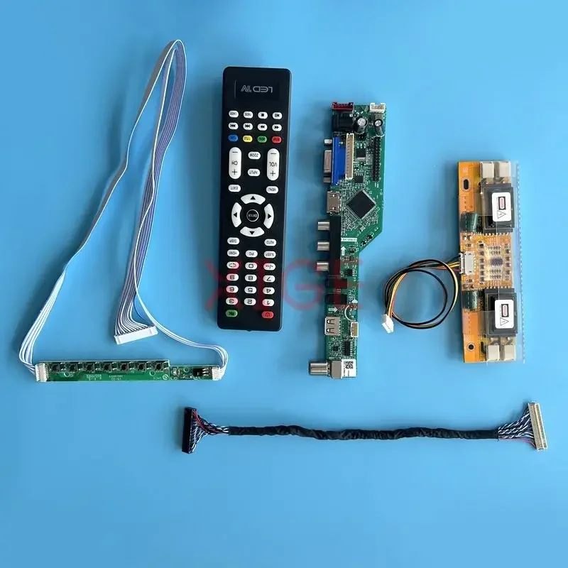 

Контроллер драйвера для ЖК-экрана LTM200KP01 LTM200KT01 30 Pin LVDS 4CCFL VGA + HDMI + AV + USB + ИК ТВ аналоговый 1600*900 тестовый Комплект «сделай сам»