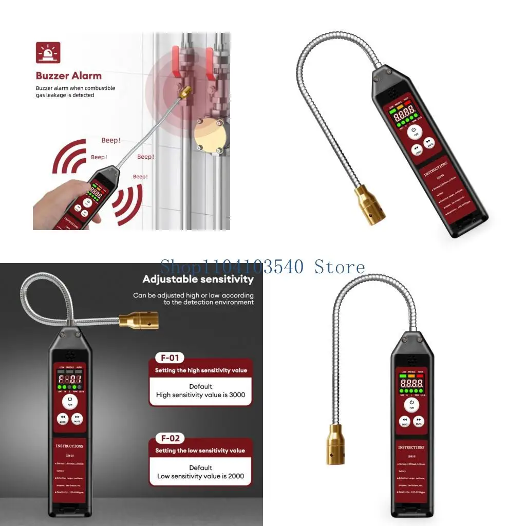 

02DC Rapid Response Combustible Gas Detectors Adjustable Hose Safety Checking Tool
