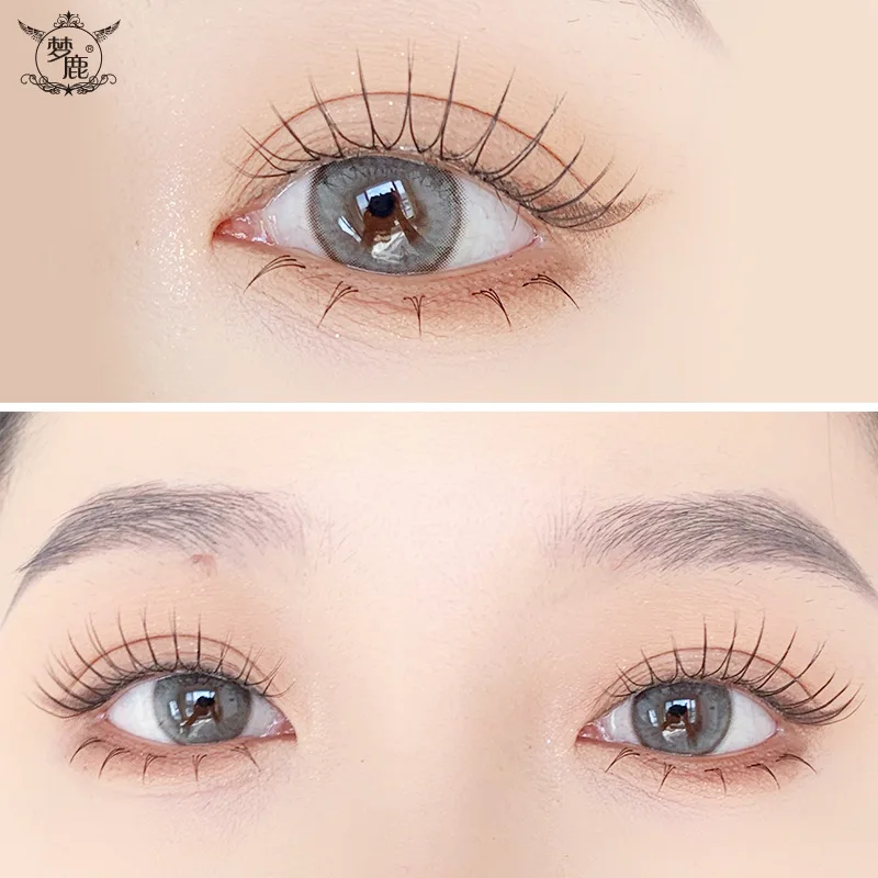 Dream Deer 5 Pairs False Eyelashes A Type Eyelashes Upgraded Lash V-shaped 0.14mm Transparent Stem Soft Natural Eye Lashes Mink